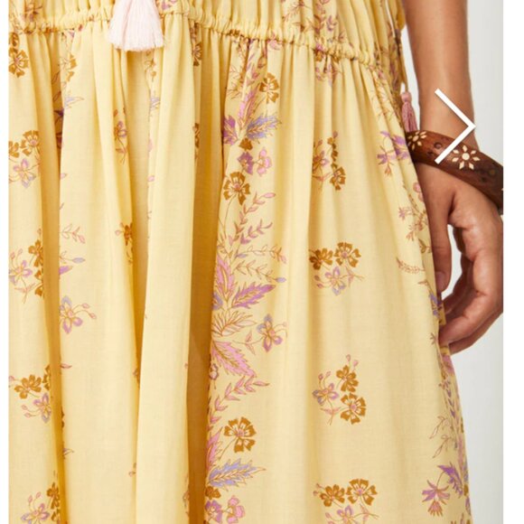 Spell Rebel Spirit Tassel Maxi Skirt Daffodil, Med - Picture 3 of 8
